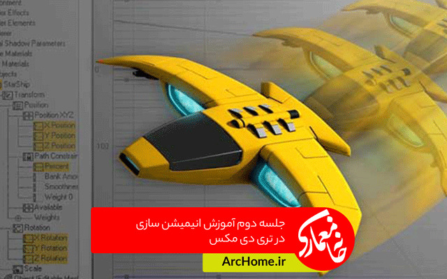 آموزش انیمیشن در ۳d max